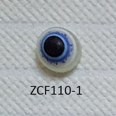 50db/táska Blue Eyes 3D Resin Nail Charms DIY Nail Art Dekorációs Gyöngyök ékszerekhez Köröm Strasszkő Manikűr Kiegészítők 6-8mm