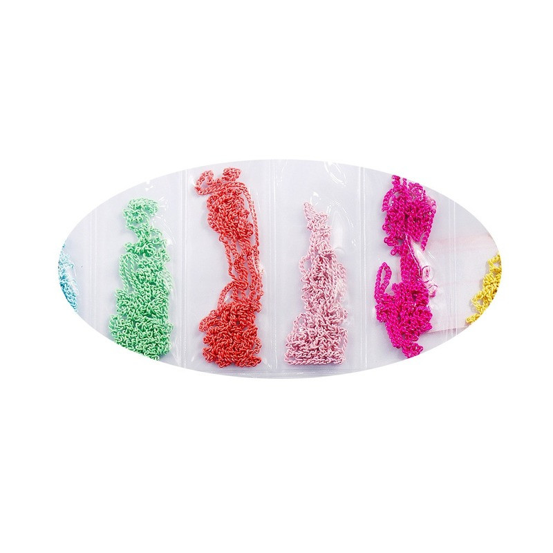 50 cm / hat / táska új színű vegyes divatos körömdíszítés kreatív dekorációs lánc DIY körömművészet alkotó kiegészítők 3d varázslatok