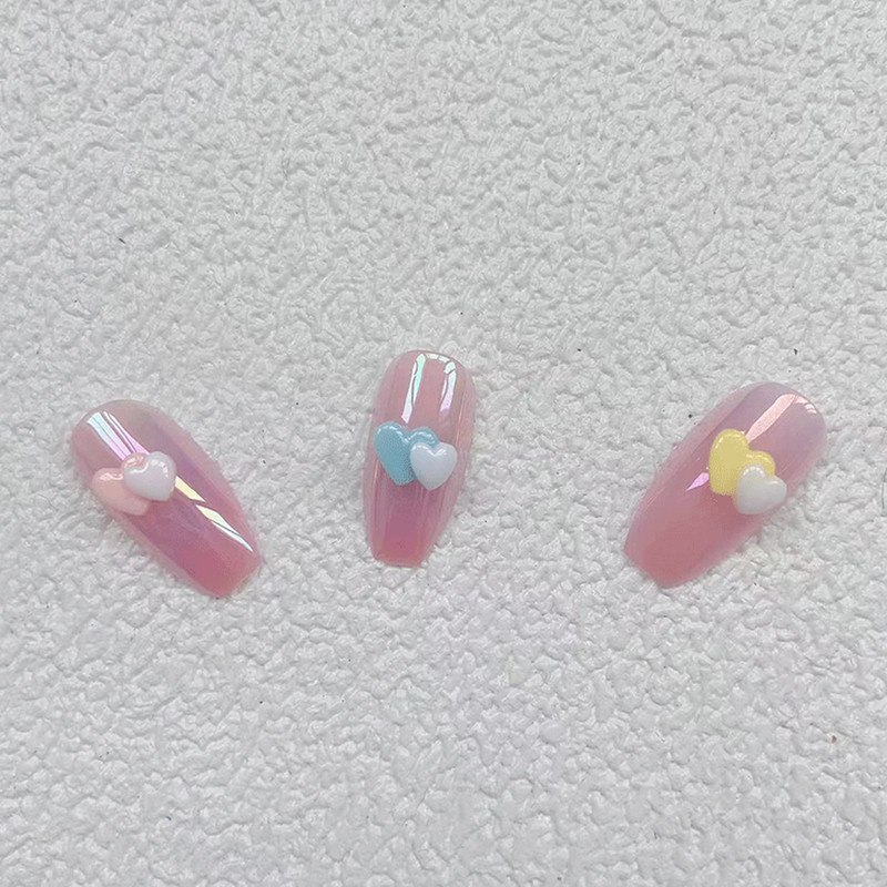 50db kétrétegű szívgyanta körömdíszítő varázslat vegyes színű átfedésben szívek/csillag köröm strasszok barkácsolás Kawaii köröm kiegészítők