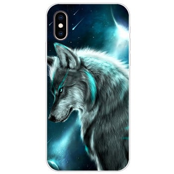 Калъф за iphone x xs max xr Калъф Painted Soft Silicon TPU Back cover За iphone x xs max xr Coque Capa Funda Skin удароустойчив