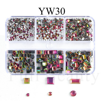 6 rácsos luxus fém Halloween körömbűvek strasszokkal Kéz csontváz Pókkoponya körömdíszítés Kiegészítők CHYW-12