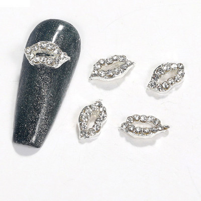 10db csinos lány koronás körömdíszítő kellékek 3D arany/ezüst gyönyörű lány luxus strasszok barkácsolás Kawaii körömbűvek kiegészítők