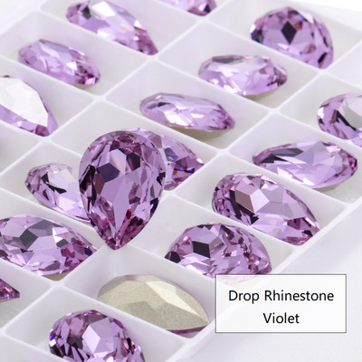 10 db 7x10 mm-es vízcsepp formájú Pixie kristály körömbűvek luxus manikűr arany strasszok körömművészethez drágakövek koreai köröm alkatrészek