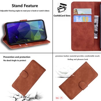 Мек калъф за Xiaomi Mi 12X 12 Poco M4 X4 Pro 5G Redmi K50 K40S 10C 9A Note 8 8T 9 9S 10 10S 11S 11 Pro Wallet Cover D26F