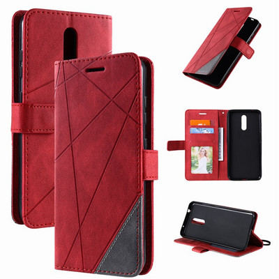 Hit Color Wallet Заден капак за калъф Sony Xperia 1 ii 10 iii 5 XZ1 XZ3 XZ5 Xperia5 Кожен обикновен джоб за карти Protect Capa D21G