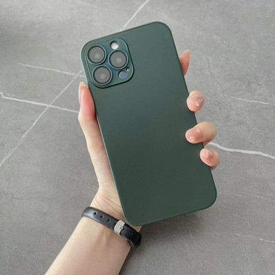 Καλύμματα θήκης κινητού τηλεφώνου Luxury Sapphire Frosted Glass για Apple Iphone11ProMax 12Mini 12PMax 13ProMax