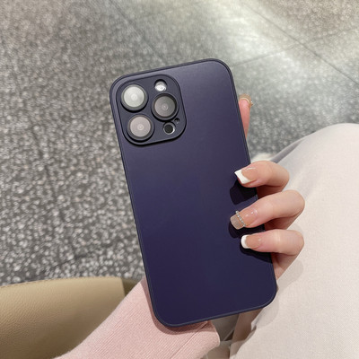 Καλύμματα θήκης κινητού τηλεφώνου Luxury Sapphire Frosted Glass για Apple Iphone11ProMax 12Mini 12PMax 13ProMax