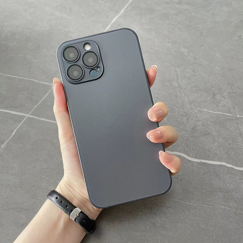 Luksuzne maske za mobilne telefone od matiranog stakla od safirnih leća za Apple Iphone11ProMax 12Mini 12PMax 13ProMax