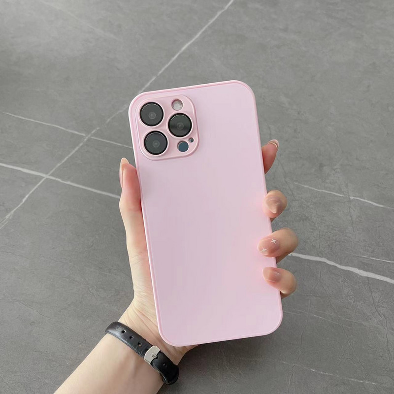 Luksuzne maske za mobilne telefone od matiranog stakla od safirnih leća za Apple Iphone11ProMax 12Mini 12PMax 13ProMax