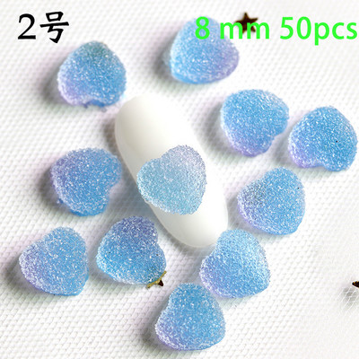 50kom/20kom/30kom Nail Art Charms Rhinestones Gumeni medo/bomboni Kawaii 3D Mix Crtani Nail Art Kawaii Donuts Ukrasi za nokte