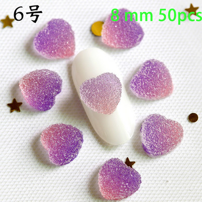 50kom/20kom/30kom Nail Art Charms Rhinestones Gumeni medo/bomboni Kawaii 3D Mix Crtani Nail Art Kawaii Donuts Ukrasi za nokte