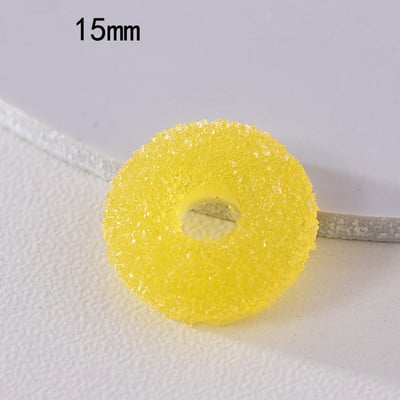 50kom/20kom/30kom Nail Art Charms Rhinestones Gumeni medo/bomboni Kawaii 3D Mix Crtani Nail Art Kawaii Donuts Ukrasi za nokte