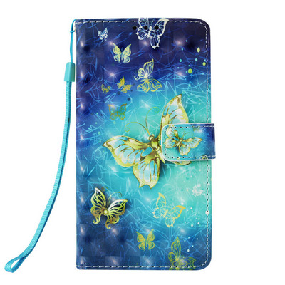 Κάλυμμα τηλεφώνου πορτοφολιού Etui για Motorola Moto E20 E30 E40 G31 G41 G51 G71 G200 G22 G Stylus Pure Power 2022 Cute Painted Case D03F