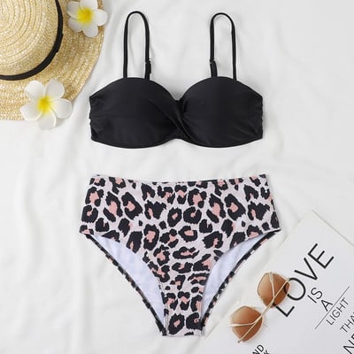 Bandeau bikini kupaći kostim Ženski Push Up bikini set Kupaći kostim Ženski brazilski kupaći kostim visokog struka Odjeća za plažu Bather Biquini