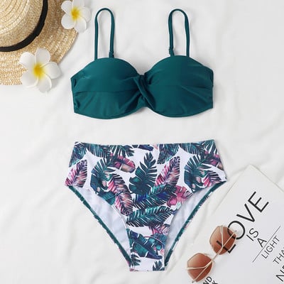 Bandeau bikini kupaći kostim Ženski Push Up bikini set Kupaći kostim Ženski brazilski kupaći kostim visokog struka Odjeća za plažu Bather Biquini