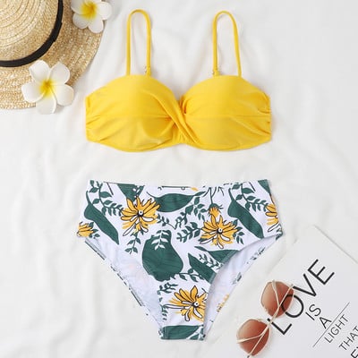 Bandeau bikini kupaći kostim Ženski Push Up bikini set Kupaći kostim Ženski brazilski kupaći kostim visokog struka Odjeća za plažu Bather Biquini