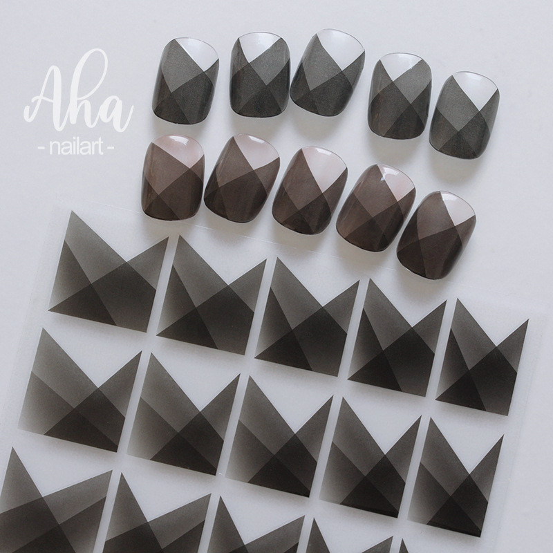Ljepljive naljepnice za slike Sexy Game Girls Naljepnice za nokte DIY Aha Multi Heart Shape Blossoming Smoke Simple Ultra Thin Štapić za nokte