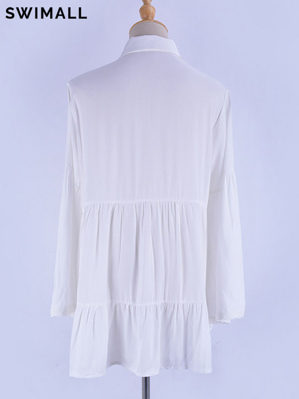 2023 Pareo Beach Cover Up Bikini Heklani kupaći kostimi Ženska bijela pamučna haljina za plažu Ženski kupaći kostim Cover Up Robe De Plage