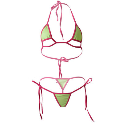 μπικίνι Σέξι μονόχρωμο Edge Sling Hollow Lotion Thong Γιαπωνέζικο κορίτσι μαγιό παραλίας γυναικείο μαγιό μπικίνι μπικίνι μονόκινι