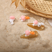 3D Zabave iz djetinjstva: Psić Breskva Bokovi Čarobnjaci Zeko Zec Kawaii Stražnjica Ukrasi za nokte Kirky Psi Lijepi gelovi za nokte Dodaci