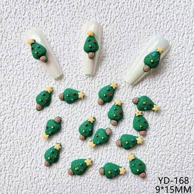 100 cs Božićni džepni medvjedi Nailart privjesci Lijepi pingvin Snjegović Božićni ukrasi Elk Jelen Darovi Nokti za drvce DIY dodaci od smole