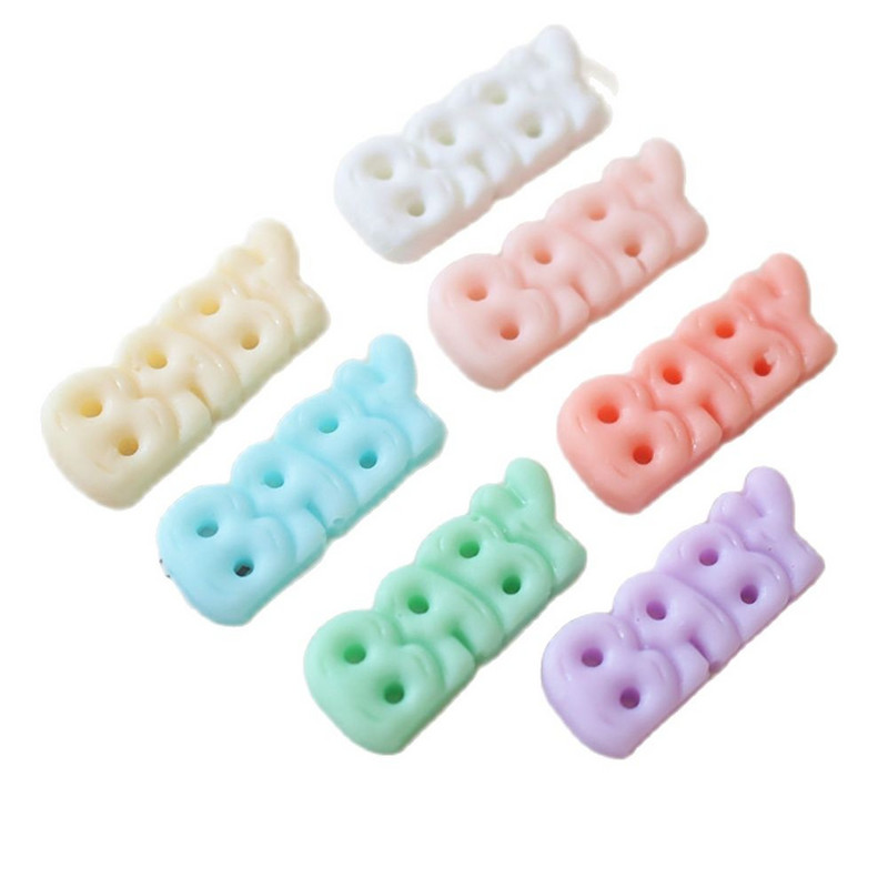 Cremă BEBE: Ins Celebrity Overstate Ornamente pentru unghii Sweety Honey Baby Cuvânt englezesc Ornament pentru decorare rășină Podoaba pentru unghii 2023