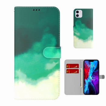 Flip Fundas For Etui LG G9 Velvet K71 K61 K52 K51S K50 K42 K41S K40S Q52 Q60 Stylo 7 6 5 Clouds Patterned Book Case Wallet D26F