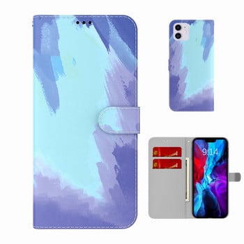 Flip Fundas For Etui LG G9 Velvet K71 K61 K52 K51S K50 K42 K41S K40S Q52 Q60 Stylo 7 6 5 Clouds Patterned Book Case Wallet D26F