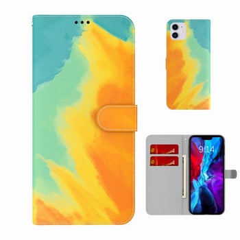 Flip Fundas For Etui LG G9 Velvet K71 K61 K52 K51S K50 K42 K41S K40S Q52 Q60 Stylo 7 6 5 Clouds Patterned Book Case Wallet D26F