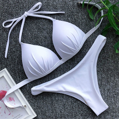 Microbikini sexy noi 2020, costume de baie push up pentru femei, costum de baie solid, costum de baie, bikini brazilian, monokini