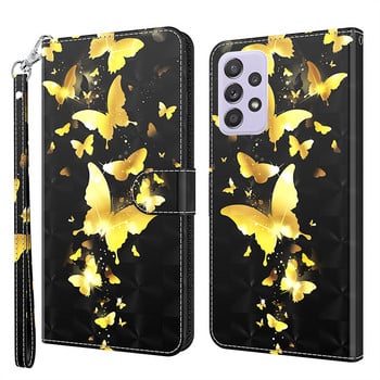 Цветно рисувани чанти за телефон Корпус за Sony Xperia 1ii 5ii 10iii 1iii 5iii 1 5 10 ii iii Cat Tiger Tree Butterfly Flip Case D24G