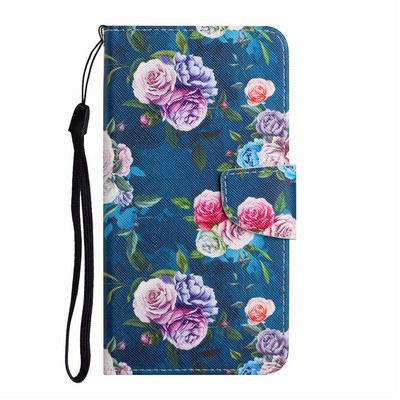 Flower Flip Кожен гръб за LG K31 K41S K51S K51 K61 K22 Plus K42 K52 K62 K92 Q61 Q630 Q92 G9 V60 Thinq 5G Stylo 6 7 D20F