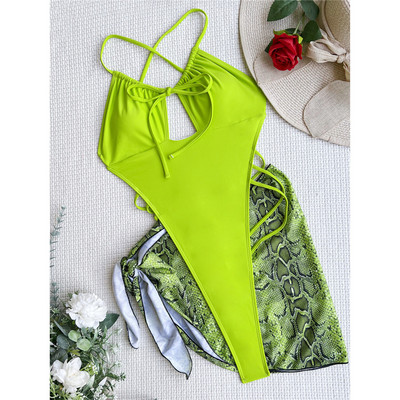 Sarong Extreme Mini Micro Thong pántos női fürdőruhával, egyrészes női fürdőruhával Monokini fürdőruha, úszó, V4043