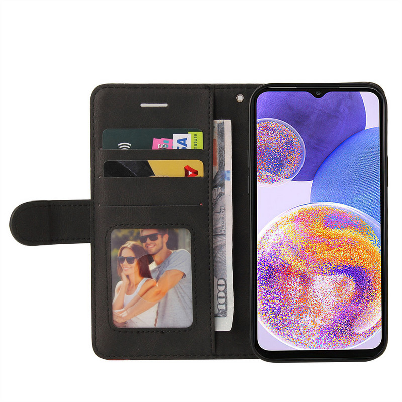 Θήκη για υποδοχές καρτών πορτοφολιού πολυτελείας Hit για Nokia C11 C21 5.3 3.4 5.4 2.4 G20 G10 X20 X10 C10 C20 Κάλυμμα τηλεφώνου D06G