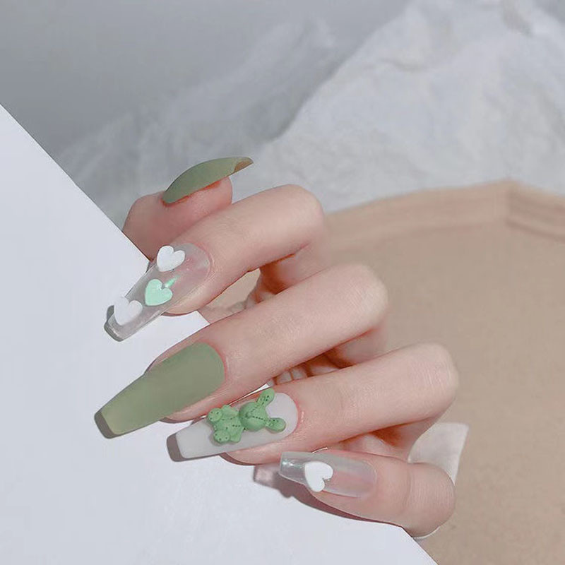 Kawaii igračka Zec Dekoracije za nokte Isprekidane linije Ukrasi Lak u spreju Metalni šarm Manikura Ukrasite mat ružičaste zečeve šarme za nokte