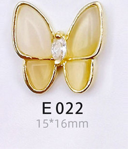 50 lotova Japanski leptir, kristali, legura, šarm za nokte, vještački dijamant, staklo, manikura, leptir, metalni dragulj za ukrašavanje noktiju 3