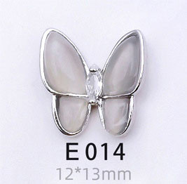 50 lotova Japanski leptir, kristali, legura, šarm za nokte, vještački dijamant, staklo, manikura, leptir, metalni dragulj za ukrašavanje noktiju 3