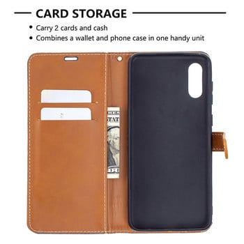 Card Pocket Wallet Flip Case за Xiaomi Mi 10T Poco X3 M4 Redmi 9A 9C Note 11S 11 10 9 8 Pro 10T 11T 5G 10S 8T Капак за телефон D07F