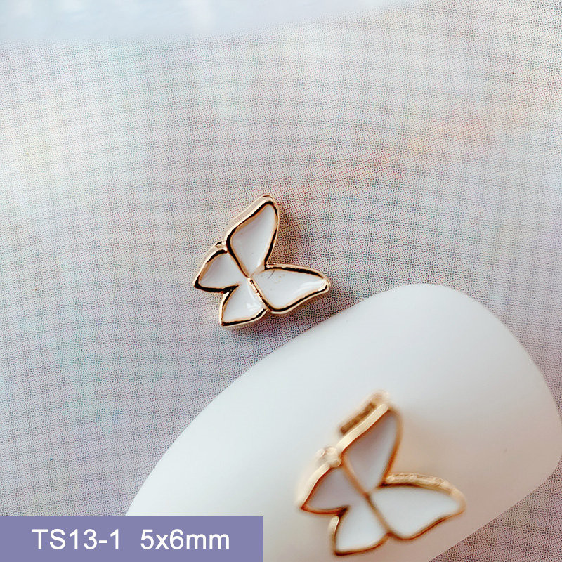 10 komada Kawaii Leptir Legura Cirkon Kristali Umetni kamenčići Nakit Dijelovi za ukrašavanje noktiju Ukrasi Dodaci za nokte Privjesci Pribor