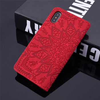 Flower Flip Case за Xiaomi Mi Poco X3 Redmi 8A 9A 9C Note 11 11T 10 9 8 Pro 8T 9T 9S 10S 10T 5G Защитен капак за карта на портфейла D11G