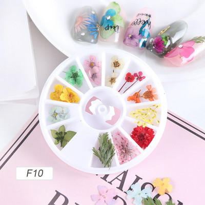 1 tok Színes körömdíszítés 3D Charms géllakk matricák Többszínű dekoráció köröm Köröm Kiegészítők Kellékek Szerszámkészlet BEF01-10