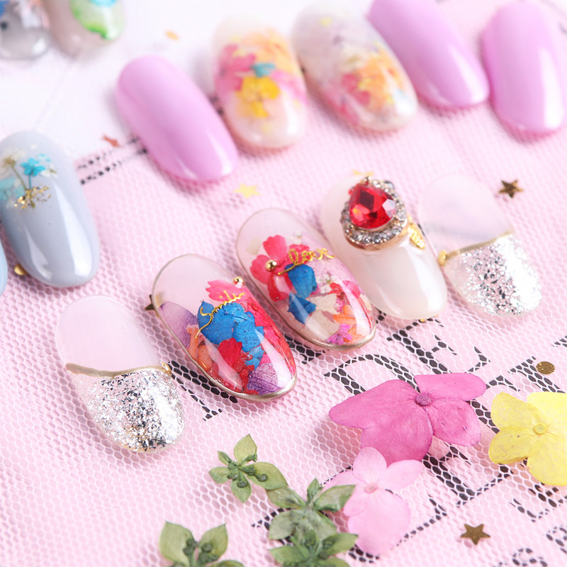 1 tok Színes körömdíszítés 3D Charms géllakk matricák Többszínű dekoráció köröm Köröm Kiegészítők Kellékek Szerszámkészlet BEF01-10