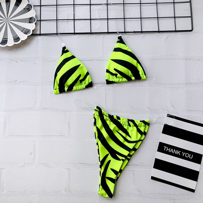 2020-as szexi női háromszög bikini fürdőruha sorozat, arany szilárd nyári strandviselet fürdőruha, női fürdőruha