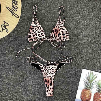 Σέξι γυναικεία μπικίνι 2020 Leopard Swimwear Series Hawaii Summer Beach Wear Μαγιό Γυναικείο Γυναικείο