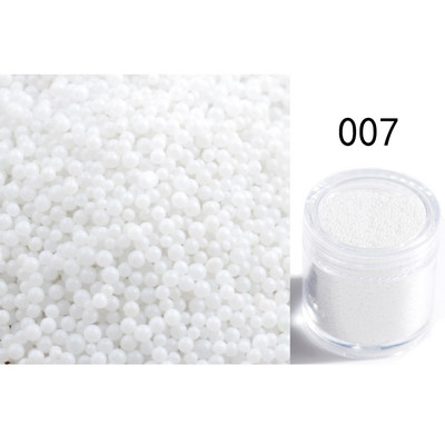 20G/DOBOZ mini üveg többszínű kaviárgyöngy AB színek /egyszínű 3D mikro strassz DIY 3D csillogó körömdíszekhez