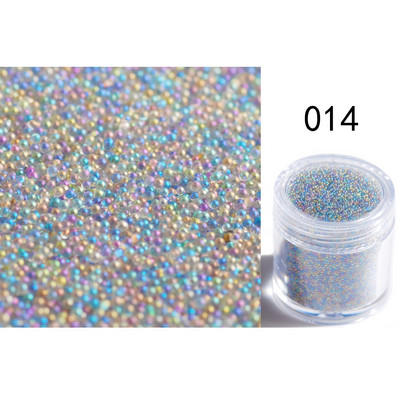 20G/DOBOZ mini üveg többszínű kaviárgyöngy AB színek /egyszínű 3D mikro strassz DIY 3D csillogó körömdíszekhez