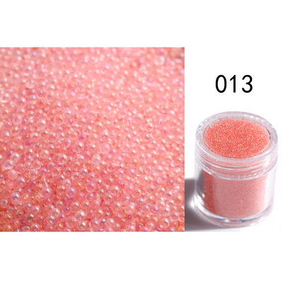 20G/DOBOZ mini üveg többszínű kaviárgyöngy AB színek /egyszínű 3D mikro strassz DIY 3D csillogó körömdíszekhez
