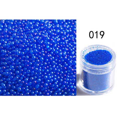 20G/DOBOZ mini üveg többszínű kaviárgyöngy AB színek /egyszínű 3D mikro strassz DIY 3D csillogó körömdíszekhez