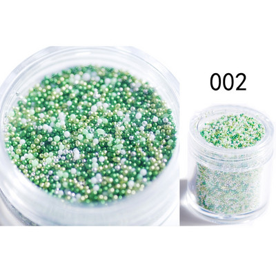 20G/DOBOZ mini üveg többszínű kaviárgyöngy AB színek /egyszínű 3D mikro strassz DIY 3D csillogó körömdíszekhez