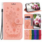 Cute Roses Flip Case For Nokia 1.3 1.4 2.4 3.2 3.4 4.2 5.3 5.4 6.2 6.3 7.2 C10 C20 G10 G20 X10 X20 XR20 G300 Wallet Cover D26G